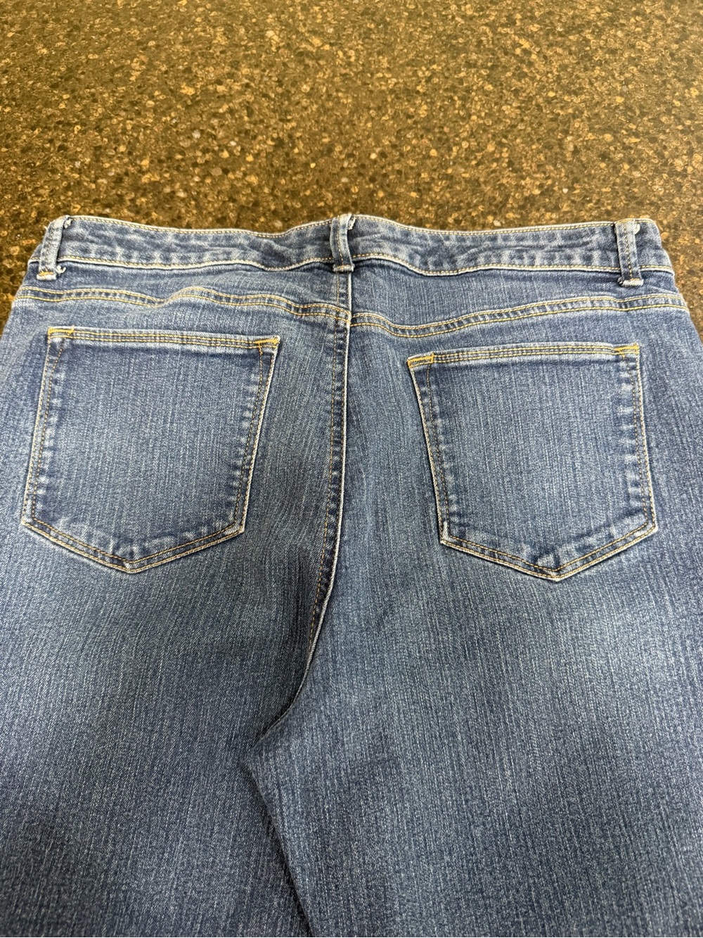 Style & Co. Dark Blue Distressed Frayed Cutoff Denim Women's Bermuda Jean Shorts - Picture 11 of 11